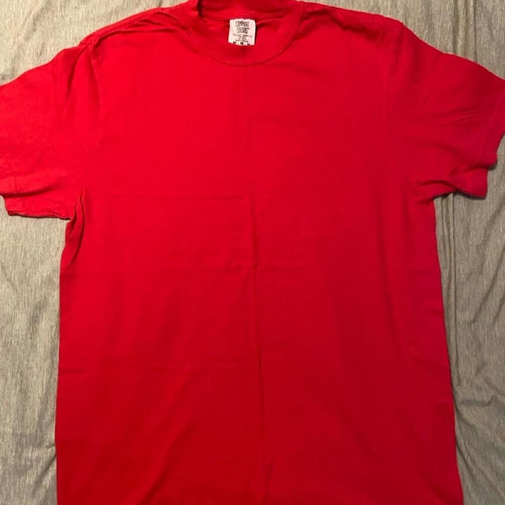 Red Comfort Colors T-shirt